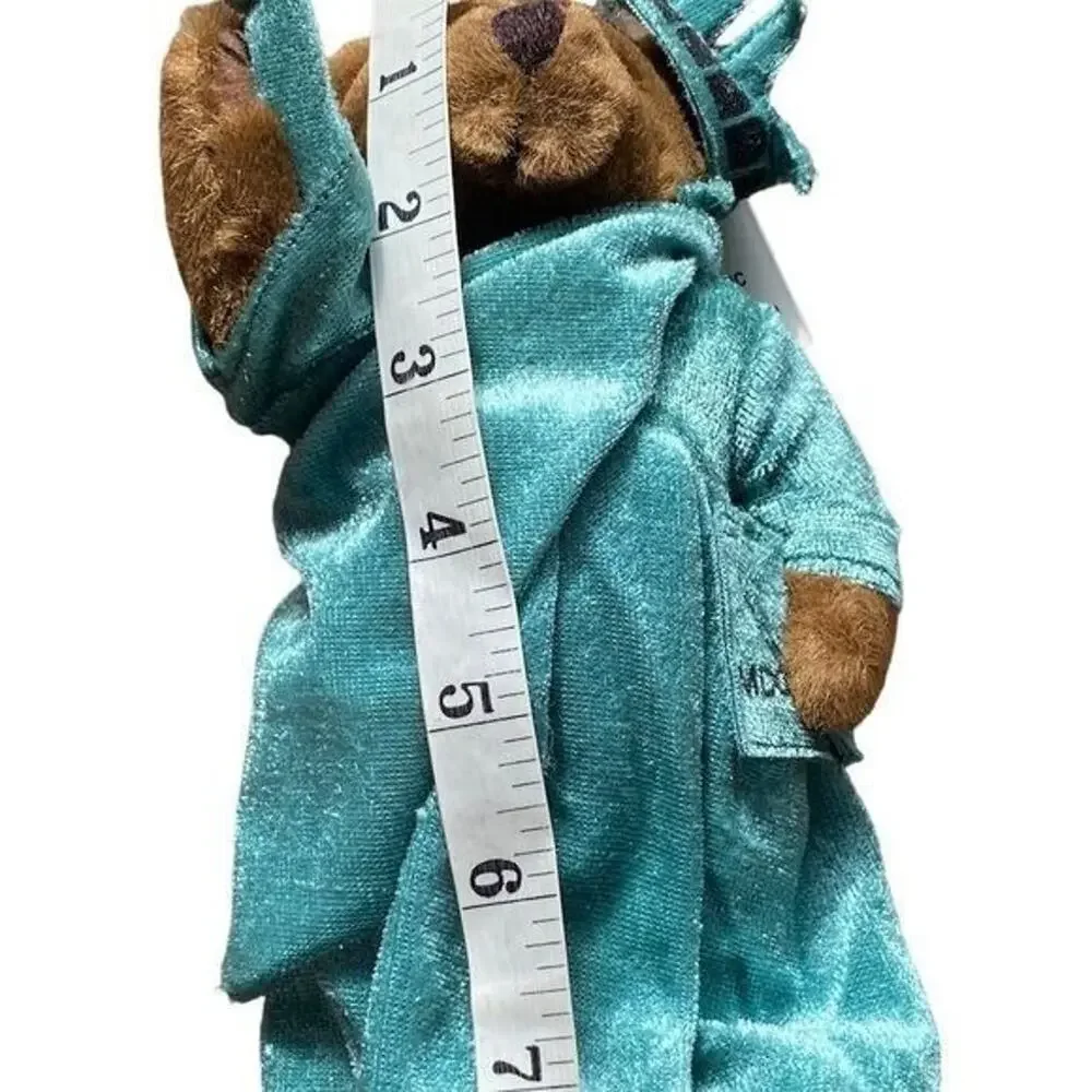 Vintage1997 J. Fan Americana Teddy Bear Statue of Liberty Plush Blue Collectible